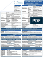 Calendario 2019 2020 PDF