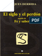 Derrida Jacques - El Siglo Y El Perdon - Fe Y Saber PDF