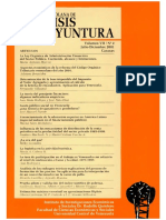 Analisis de Coyuntura Volumen - VII-No 2 - (Julio-Diciembre 2001)