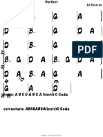 Form:Abcdabca (Instr) Ccoda Estructura: Abcdabca (Instr) C Coda: (Pop) Ed Sheeran