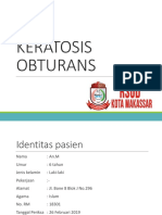 Keratosis Obturans 