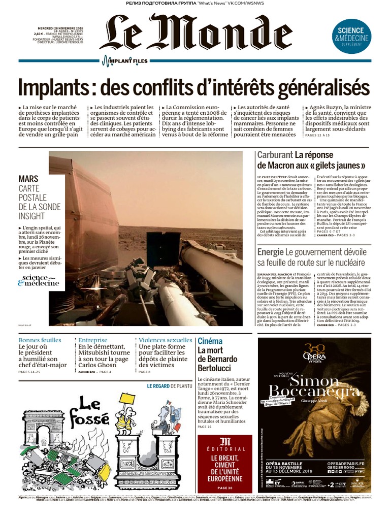 Le Monde 28 11 18 Pdf Ukraine Petro Poroshenko