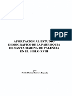 Aporte Estudio Demografico Parroquia S XVIII PDF