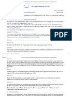 2018. The Effect of Flat Dual-Cure Stabilizer Occlusal Splint in Pain Relief of Individuals Suffering from Migraine Headaches.pdf