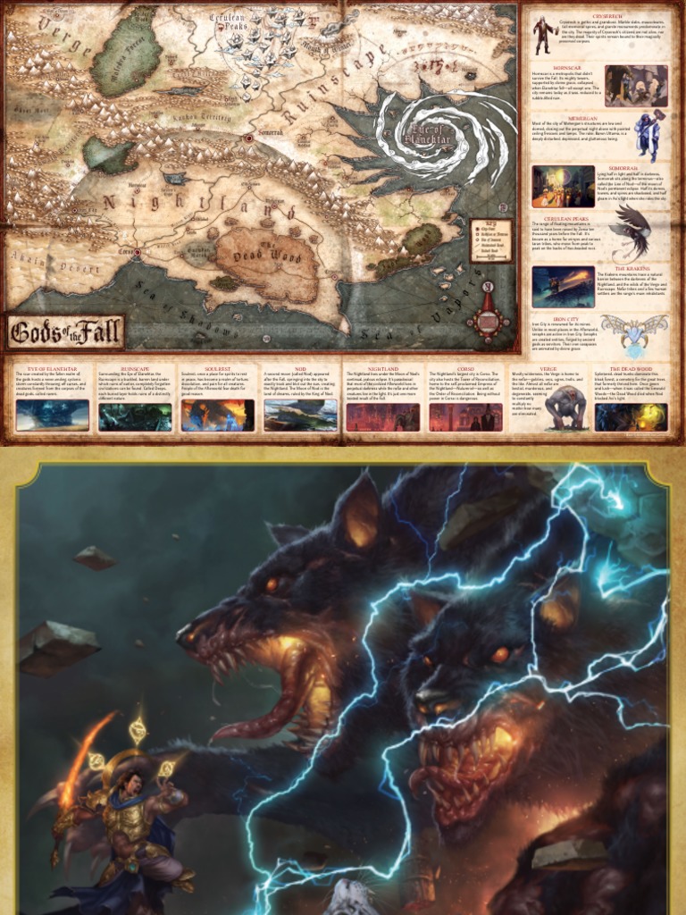 Gods of The Fall Poster Maps PDF | PDF