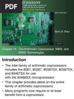 Chapter14 - THE ARITHMETIC COPROCESSOR, MMX, AND SIMD TECHNOLOGIES