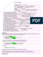 Completa Con Presente de Indicativo o de Subjuntivo