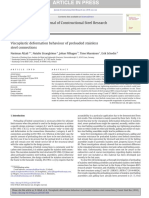 Viscoplastic Deformation Behaviour of Preloaded Stainless Steel Connections