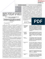 Aprueban Facilidades para Los Deudores Tributarios de Las Zonas Declaradas en Estado de Emergencia Por Desastres Naturales