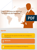 Clase 7 - Business Intelligence Procesos de Negocios