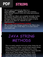 Java String Methods