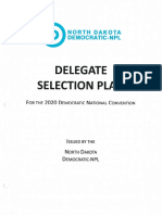 North Dakota Democratic Nonpartisan League 2020 **DRAFT** Delegate Selection Plan
