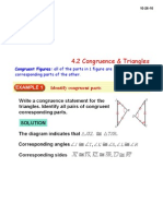 4.2 Congruence & Triangles: Congruent Figures