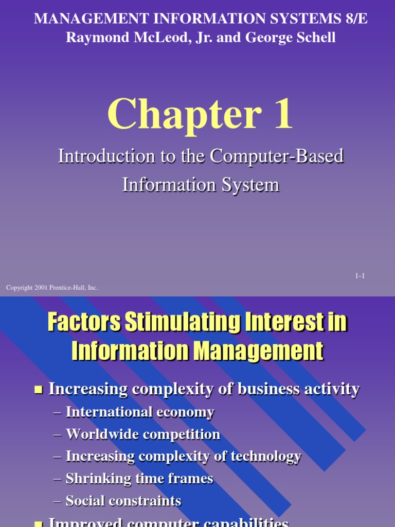 Introduction To The ComputerBased Information System PDF System