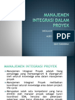 Manajemen Integrasi Dalam Proyek