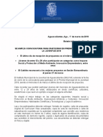 Boletín Informativo Extensión Convocatoria Imjuva