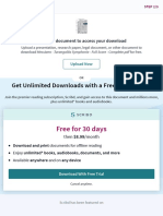 Free For 30 Days: Get Unlimited Downloads With A Free Scribd Trial!