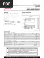 Amplificador De Potencia LA4725 BTL Con Interruptor De Espera Para Autoestereos - Calidad De Sonido Para Tu Coche