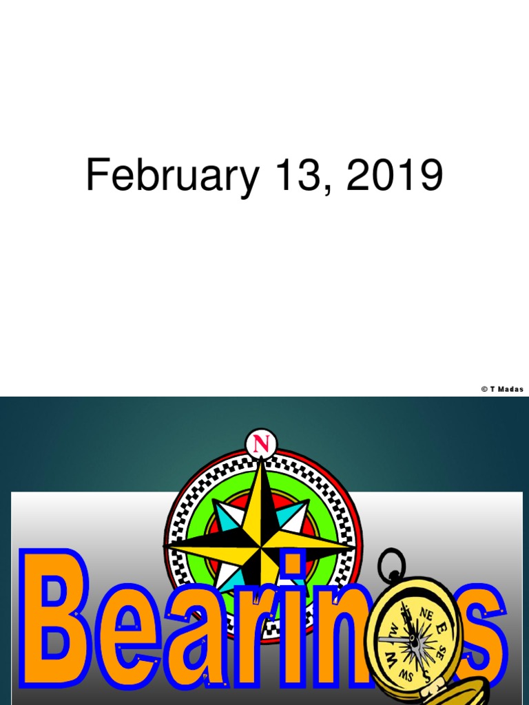 Bearings | PDF | Angle | Triangle Geometry