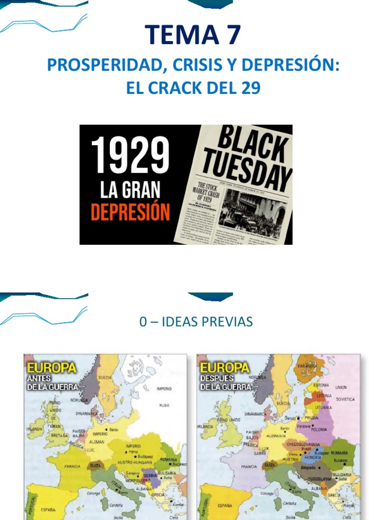 Tema 7 - El Crack Del 29 | PDF | Coca Cola | Gran depresion