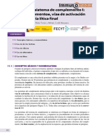 Sistema de complemento: vías de activación, elementos y función lítica