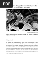 Debate Philippe Descola e Tim Ingold 1