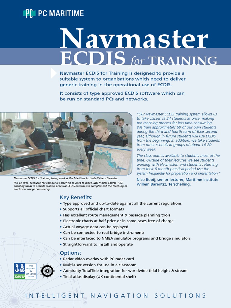 ECDIS Training for Maritime Institutes | PDF | Simulation | Personal ...