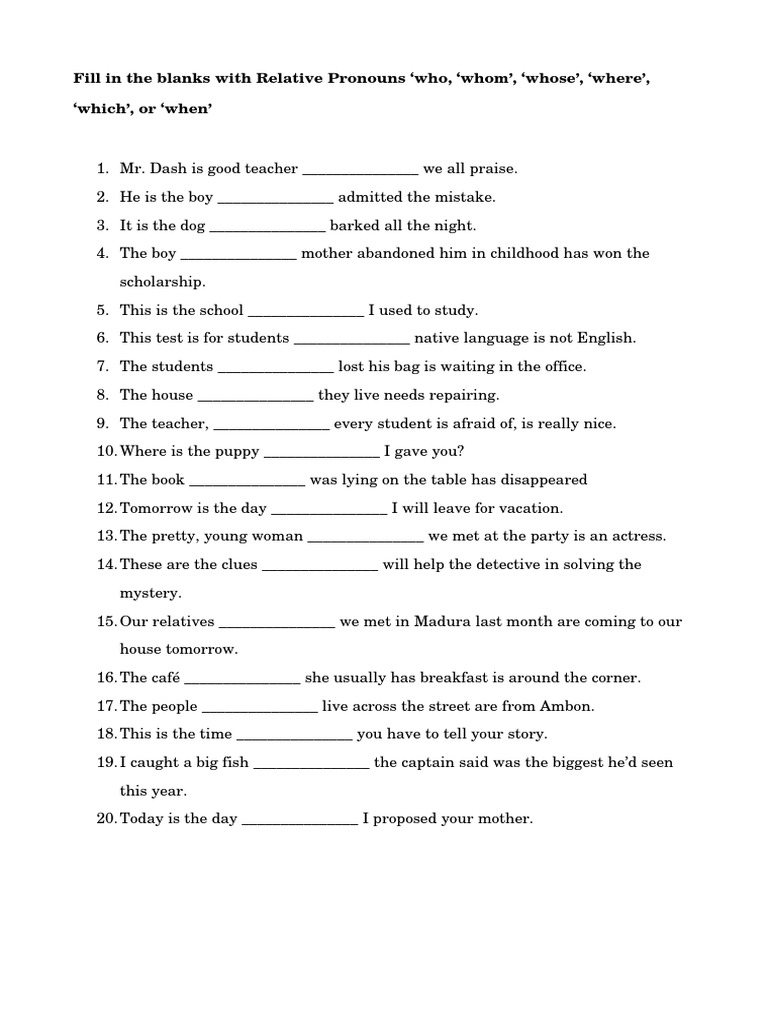 Relative Pronouns 5c Deva Oct Dec 13