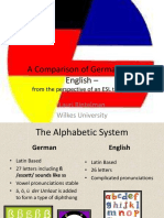 A Comparison of German and English - : Lauri Rintelman Wilkes University