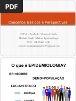 Conceitos Básicos e Perspectivas Históricas Da Epidemiologia