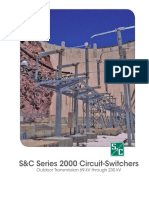 S&C Series 2000 Circuit-Switchers: Outdoor Transmission 69 KV Through 230 KV