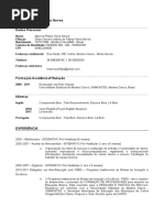 curriculo vitae 
