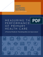 Measuring The Performance of Primary Health Care: A Practical Guide For Translating Data Into Improvement