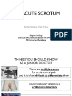 The Acute Scrotum: DR - Dwimantoro Iman P, Spu