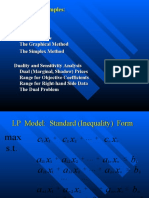 LP Models: Graphical Method, Simplex Method, Duality & Sensitivity