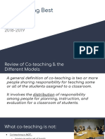 Co-Teaching Professional Development - Assistant Principals