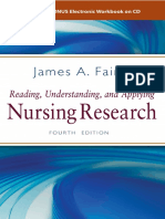 Reading, Understanding, and Applying Nursing Research - Fain, James A. (SRG) PDF