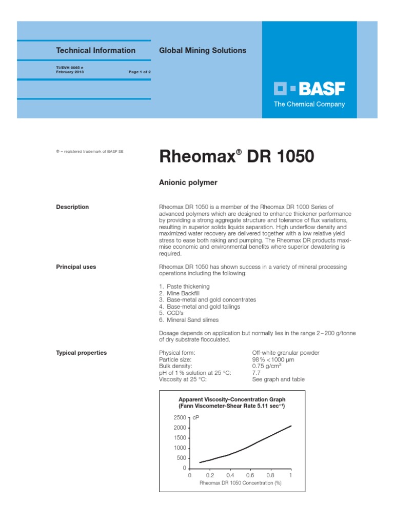 Rheomax | PDF | Viscosity | Building Engineering
