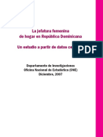 Monografia La Jefatura Femenina de Hogar en Rep. Dom.