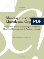 Rhétorique Et Cognition PDF