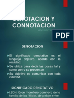 Denotacion y Connotacion 