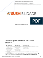 10 Dicas para Vender Sushi A Domicilio