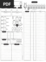 CthulhuTech - Character Sheet Color | PDF