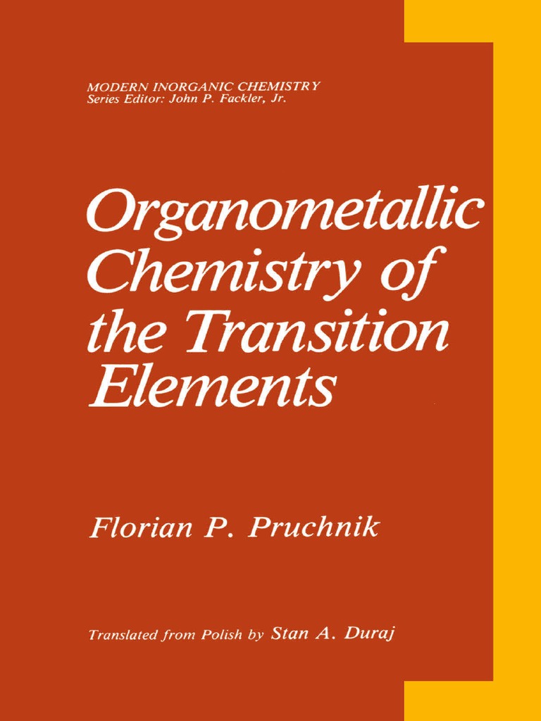 Organometallic Chemistry Pruchnik PDF | PDF | Hydride | Chemical