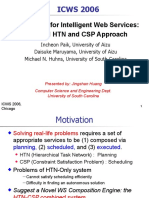 ICWS 2006: A Framework For Intelligent Web Services: Combined HTN and CSP Approach