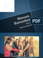 Materi Ajar Manusia Komunikan