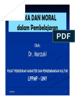 2 PPT DR Marzuki Etika Dan Moral Dalam Pembelajaran Compatibility Mode