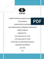 Comercializacion y Distribucion de Productos de Embalaje PDF