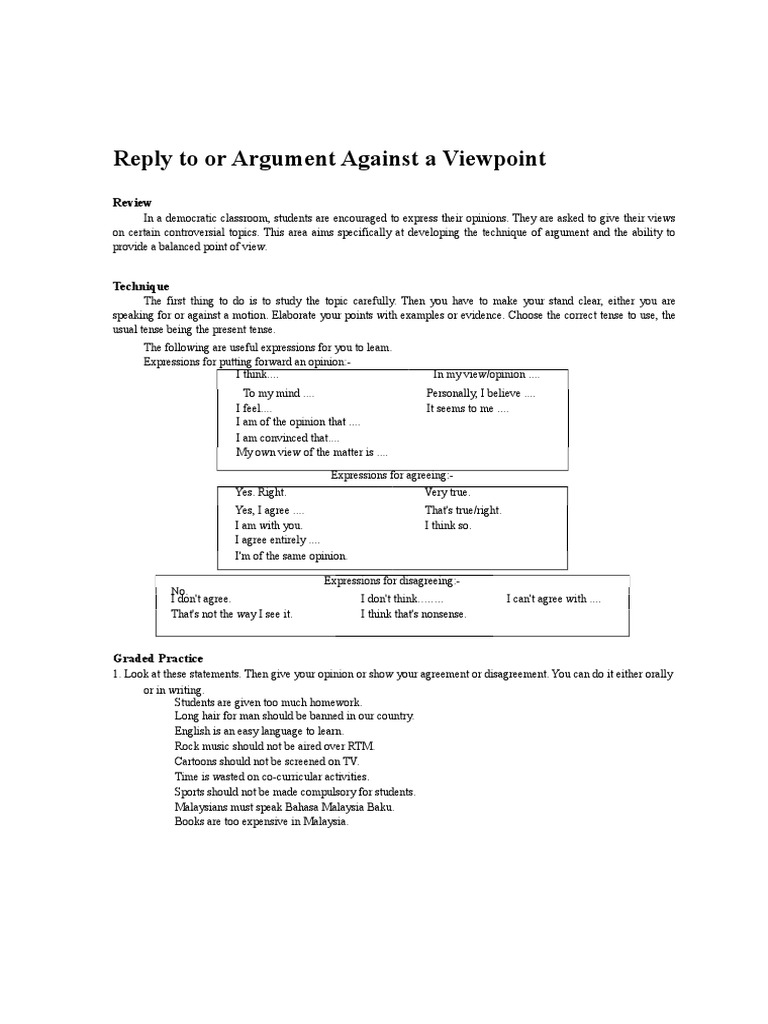 Giving Opinions and Argument | PDF | Epistemology | Cognitive Science