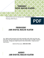 PRODUSEN!!, +62 852-2561-4844, Jam Digital Masjid Klaten